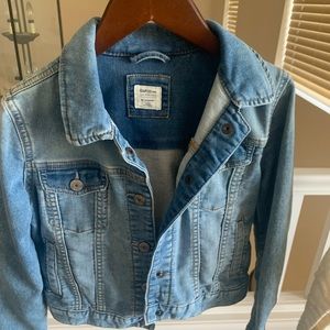 Gap youth medium Jean jacket.  Like new barely worn.  Distressed denim.